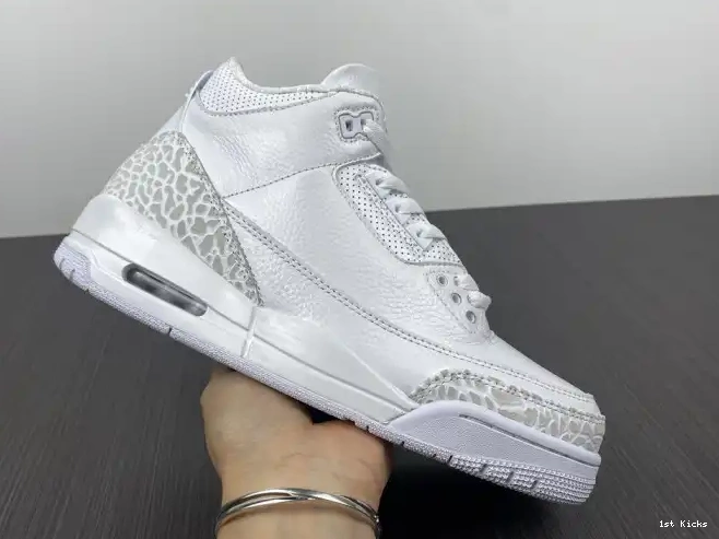 1st Kicks Retro 3 White' PS Jordan Air 'Triple 429487-111 0605